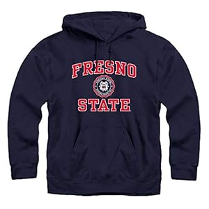 Barnesmith California State University, Fresno Bulldogs Hooded Sweatshirt, Heritage, Navy, X-Large