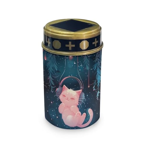 HUGS IDEA Gattino gotico luci solari tomba lampade solari impermeabili per giardino esterno angelo luci decorazioni per tomba angelo ornamenti da giardino decorazioni da giardino tomba decorazioni da