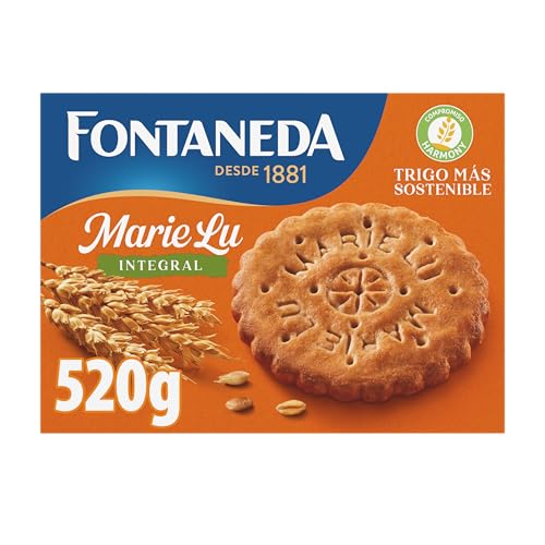 Fontaneda MarieLu Integral Galletas, 65% de Cereales, Fuente de Fibra, 520 g
