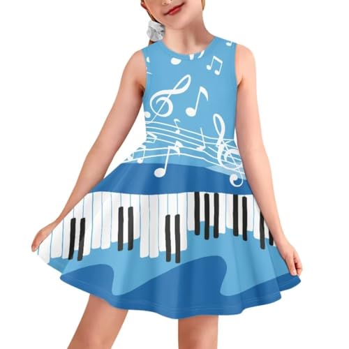 Beauty Collector Girls Flowy Dress Sleeveless Summer Causal Swing Twirly Sundress Playwear