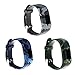 RuenTech Bracelet de rechange compatible avec Garmin Vivofit Jr et Vivofit Jr 2 (bandes pour enfants) - Bracelets colorés réglables avec fermoir sécurisé - Bracelet pour Vivofit JR (motif soldat).