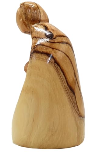 Sculpture Sainte Famille en bois Zuluf de 7,9 cm pour deco - 8