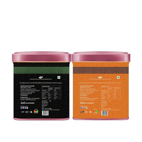 Image of Dabri Royale CTC Tea & Masala Tea chai Premium 80 gm Tin Box Combo (2 Tin Boxes) |Pure Natural Leaf |Premium Organic Blend |Boosts Energy, Immunity & Metabolism |Supports Weight