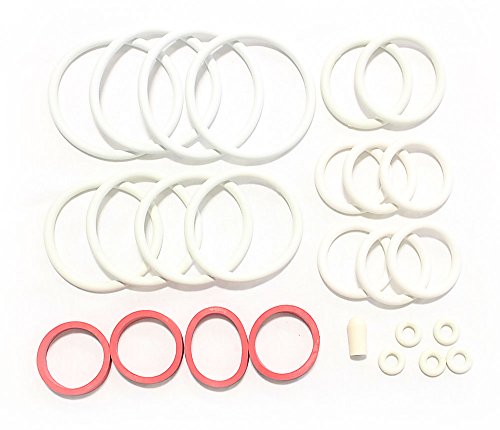Game Room Guys Gottlieb Big Hit Pinball White Rubber Ring Kit - Thumbnail 2