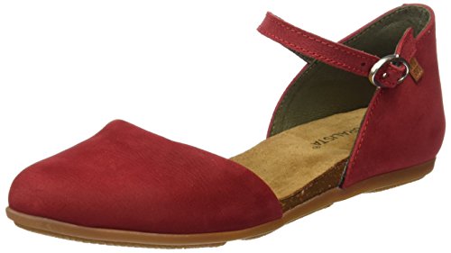 El Naturalista ND54 Pleasant Stella, Sandalia con Pulsera para Mujer, Rojo (Tibet Tibet), 39 EU