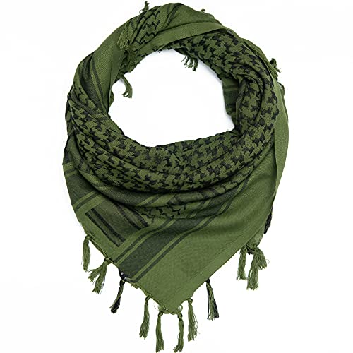 Wideway 100% Cotton Military Desert Shemagh Head Neck Scarf Men Women For Hunting, Hiking, Climbing, Motorcycling #TOP3