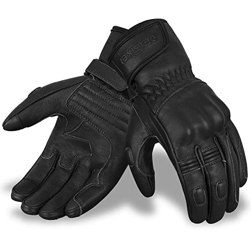 Gants de moto en cuir pour écran tactile pour vos road trips