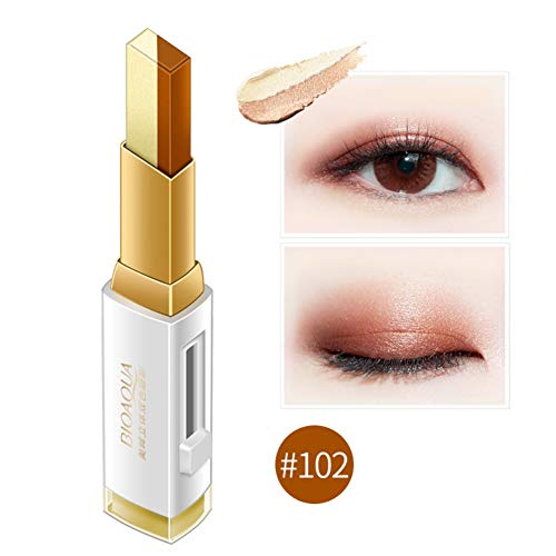 Silvercell Eye Shadow Stick Waterproof Double Colors Gradient Shimmer Eyeshadow Pen (B2)