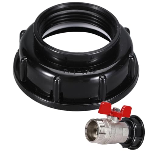 Adaptateur de réservoir fourre-tout | Connecteur de vidange de jardin | Connecteur de réservoir d'eau pour tonneau de pluie extérieur, adaptateur de tuyau d'arrosage gallon accessoires de seau de