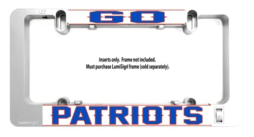 Patriots Inserts For Lumisign | Lumisign Frame Sold Separately | Fall Collection (Go Patriots) #TOP1