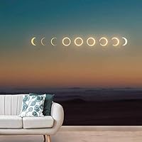Wall Mural The Beautiful Space World Removable Self-Adhesive Wallpaper Wall Decoration for Bedroom Living Room - 66x96 inches
