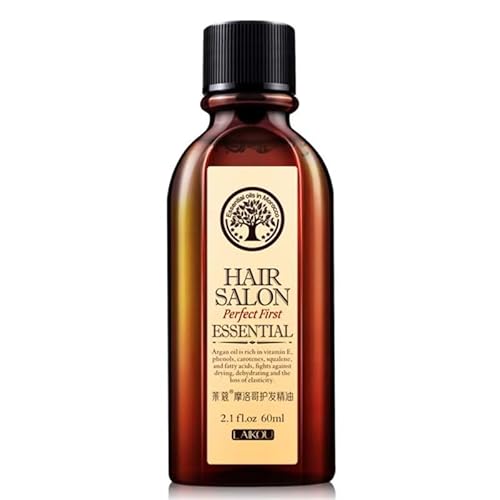 Morocco Argan Oil Hair Care Keratin 100% PURE Glycerol Nut Oil Hairdressing Hair Mask Essential Moroccan Oil 60ml