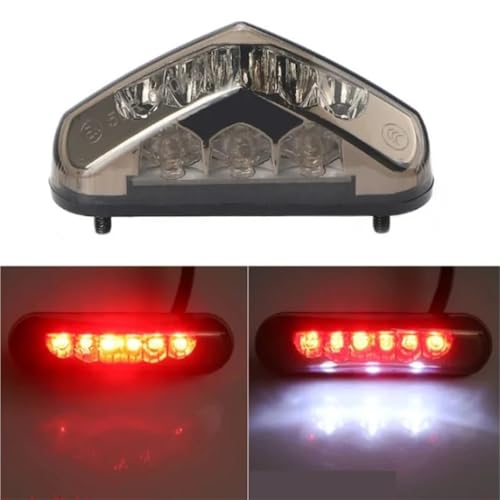 Luz trasera de matrícula 12V para evitar multas en moto cross 5