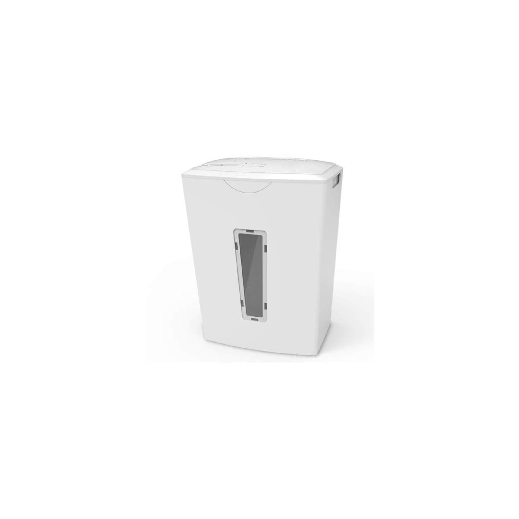 Mini trituradora de Papel-Cross-Cut Trituradora de Papel, Tarjeta de crédito Trituración for la Seguridad del Uso, grande con Ventana Transparente