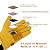 DLY Winter Work Gloves for Men, Water-Resistant, Insulated, Puncture and Abrasion Resistant, Cowhide Leather with Warm Thinsulate Lining for Cold Weather, XX-Large, Yellow, New