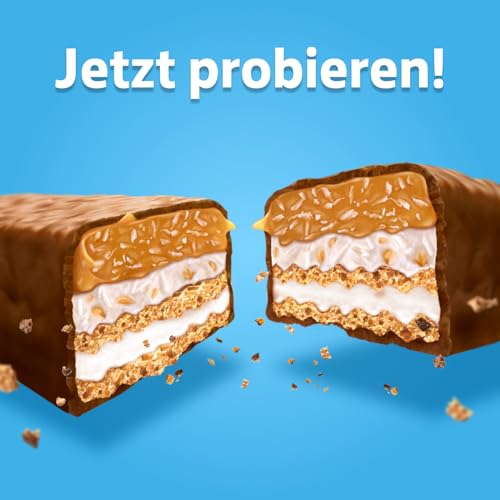 Knoppers KokosRiegel – 1 x 200 g (5 Riegel) – Schokoriegel mit Milch- und Kokoscreme, Haselnüssen, Kokosraspeln, Karamell und Vollmilchschokolade 3