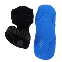 Adjustable Foot Drop Corrector and Foot Valgus Orthosis Brace Blue One Size for Ankle Support and Plantar Correction Professional Alignment Splint