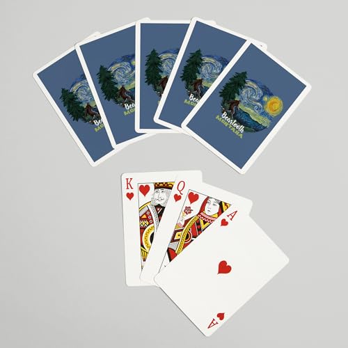 Lantern Press Baraja Poker 52 Cartas Estrella Nocturna miniatura 7
