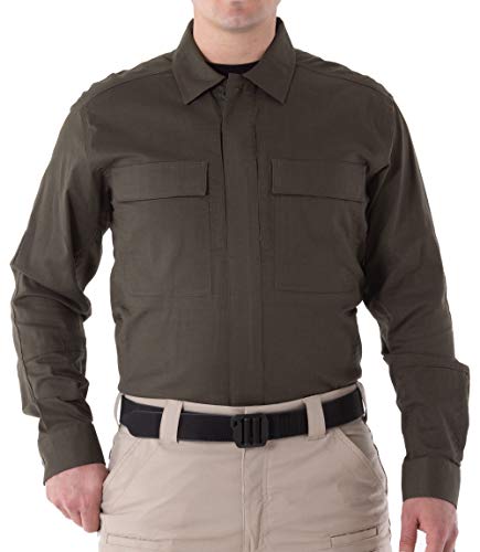 Chemise First Tactical Homme V2 BDU Ls Shrt en beige durable