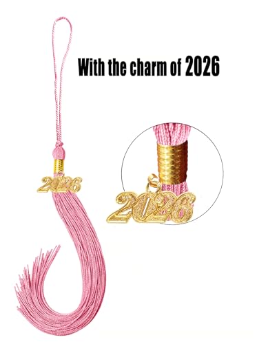 Image of Unisex Matte Graduation Cap and Gown 2026 with Tassel for High School and College Graduation