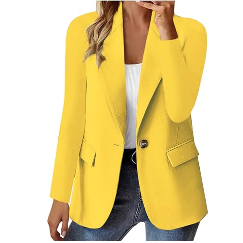 Womens Blazers for Work Casual Long Sleeve Business Office Jackets Cardigan Trendy Spring Fashion Blazer