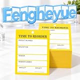 150Pcs Time to Reorder Tags Warehouse Inventory Cards 2.5x3.5 Inch-Inventory Control Tag Card for Organization Tag Business Inventory Management