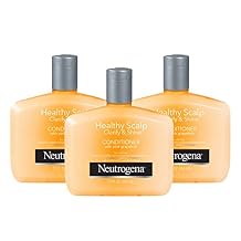 Neutrogena Exfoliating Healthy Scalp Clarify & Shine Conditioner for Oily Hair and Scalp, Anti-Residue Conditioner with Pink Grapefruit, Paraben & Phthalate-Free, Color-Safe, 12 Fl Oz pack of 3
