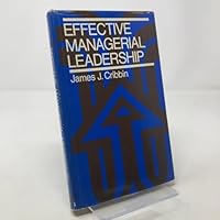 Effective managerial leadership 0814475043 Book Cover