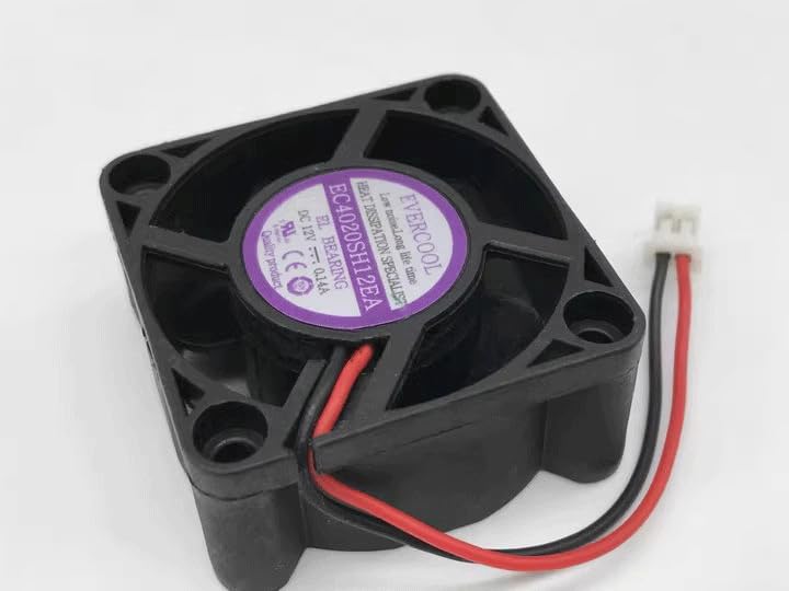 EC4020SH12EA 40mm DC12V Cooling Fan - 0.14A, High-Performance 4CM for Electronics