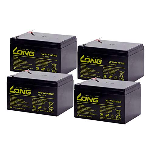 Amazon | LONG サイクルバッテリー WP14-12SE 【お得！4個セット