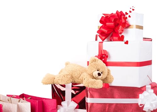 Lifestyle & More Teddybär Kuschelbär Schlafbär 60 cm lang Plüschbär Kuscheltier samtig weich