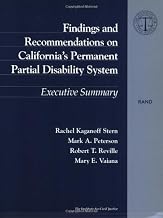 Findings and Recommendations on California's Permanent Partial Disability System: Executive Summary