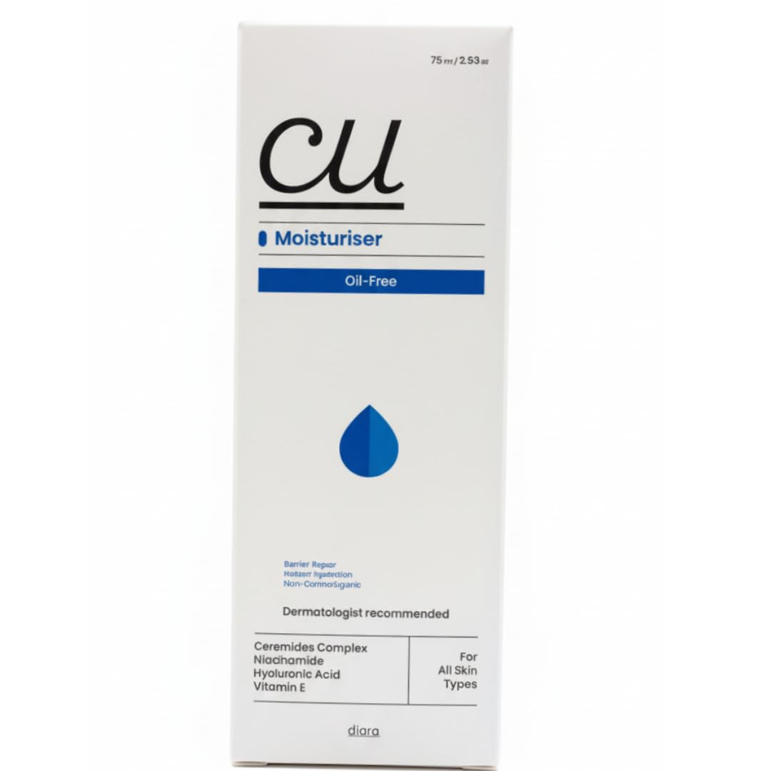 Cu Oil Free Moisturizer 75 Ml | Dermatologist Recommended | Suitable For All SKin Types.