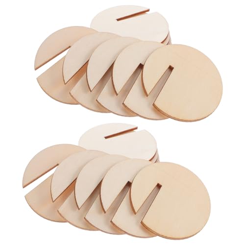 Decoraciones de madera para copas con ajuste seguro para fiestas organizadas