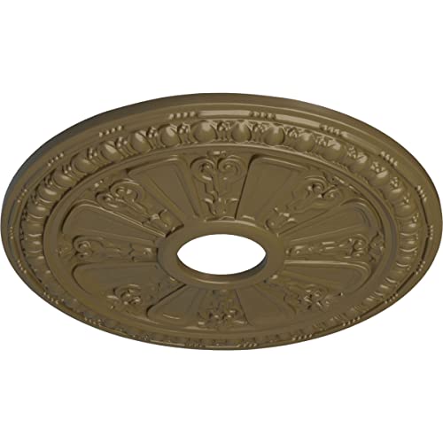 Image of Ekena Millwork CM18RAMMF Raymond Ceiling Medallion, Mississippi Mud