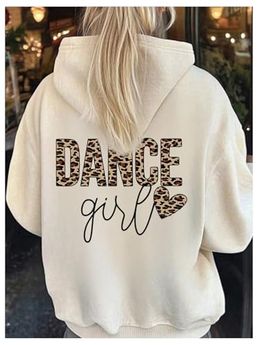Girl's Letter Cheetah Hoodies Long Sleeve Hooded Sweatshirts Pullover Tops Cute Clothes4
