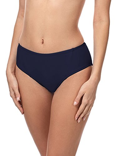 Merry Style Damen Bikini Slip 18 (Dunkelblau...