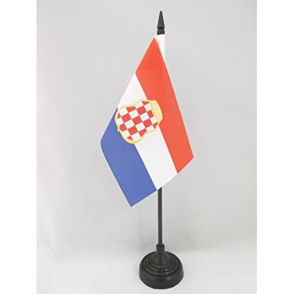 AZ FLAG, Croatian Republic of Herzeg-Bosnia 1991-1994 Table Flag 4'' x 6''
