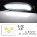 iJDMTOY Smoked Lens White Full LED Bumper Side Marker Light Kit Compatible With Mercedes 2003-2009 W209 C209 CLK-Class Coupe, Powered by 30-SMD LED, Replace OEM Amber Sidemarker Lamps
