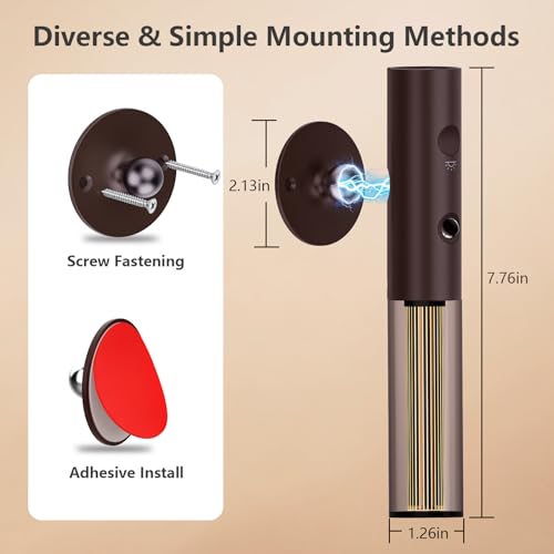 Image of 2Pack Motion Sensor LED Night Lights, Rechargeable Battery Operated Indoor Smart Motion Detector Nightlights with 3 Modes&3 Brightness, Auto Body Sensor Dimmable Wall Lamps for Closet Stairway Cabinet