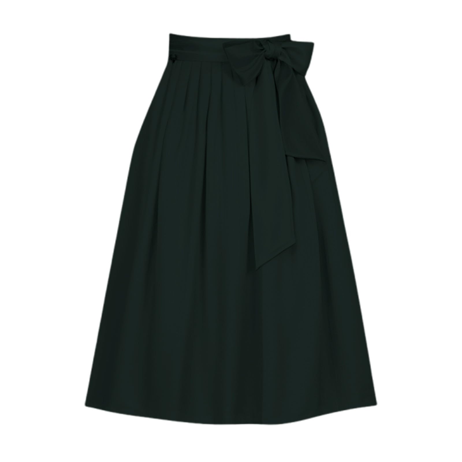 Costume Skirt Women's Dirndl Apron Knee-Length Dirndl Skirt