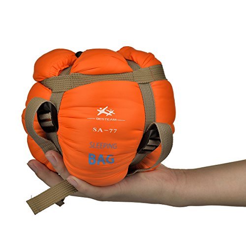 BESTEAM Ultra-Light Warm Weather Envelope Sleeping Bag, 75" L x 30" W, Outdoor Camping, Backpacking & Hiking - Fit for Kids, Teens and Adults - Spring, Summer & Fall - Waterproof & Compact