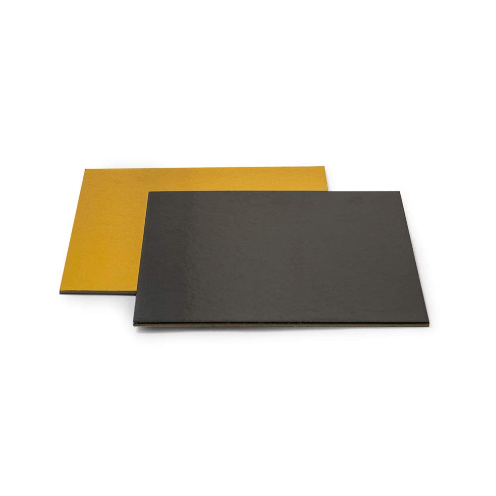 Decora 0932571 Gold/Black Cake Dish 28X28 cm, Carta