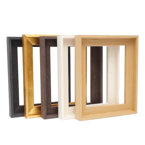 YIVIVEN black solid wood canvas floater frame