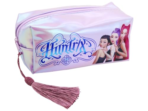 CYPBRANDS- K-Pop Demon Hunters, Huntrix, Estuche, Portatodo con Borla, Neceser...