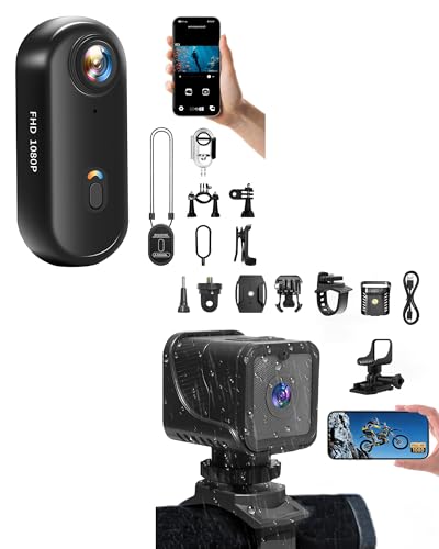 NinjaCam Action Cam 1080P WiFi, 120° Weitwinkel Sportkamera, WiFi Actionkameras, Helmkamera Fahrrad, Action Kamera mit Loop-Aufzeichnung