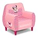 Delta Children - Disney Minnie Mouse Foam Chair for Kids, Pink