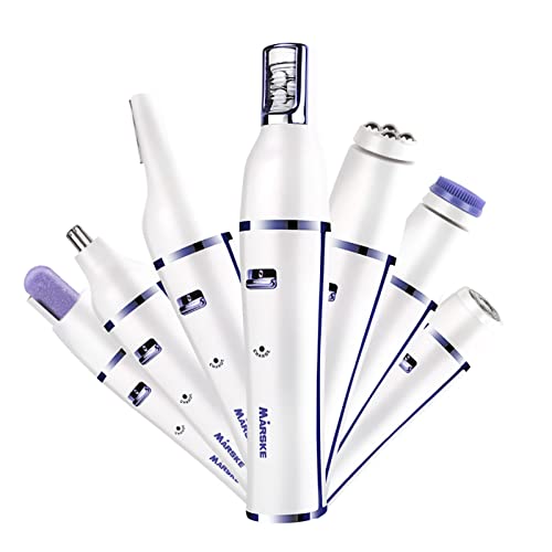 MARSKE Electric Shaver for Women,7 in 1 Lady Shaver Women Electric Painless Hair Remover - USB Rechargeable,Bikini Trimmer,Shaver All in One Device, Wet and Dry use, Waterproof.