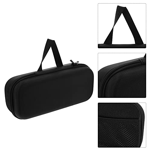Generic Wireless Microphone Case: Hard Eva Case For Handheld Microphone Single Mic Bag Microphone Hard Carrying Travel Case, Black, 30X14X8Cm #TOP2