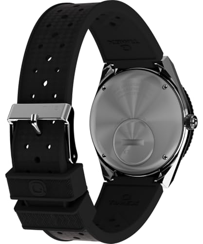 Miniatura 2 de Timex Men's Q GMT 38mm Synthetic Rubber Strap Watch